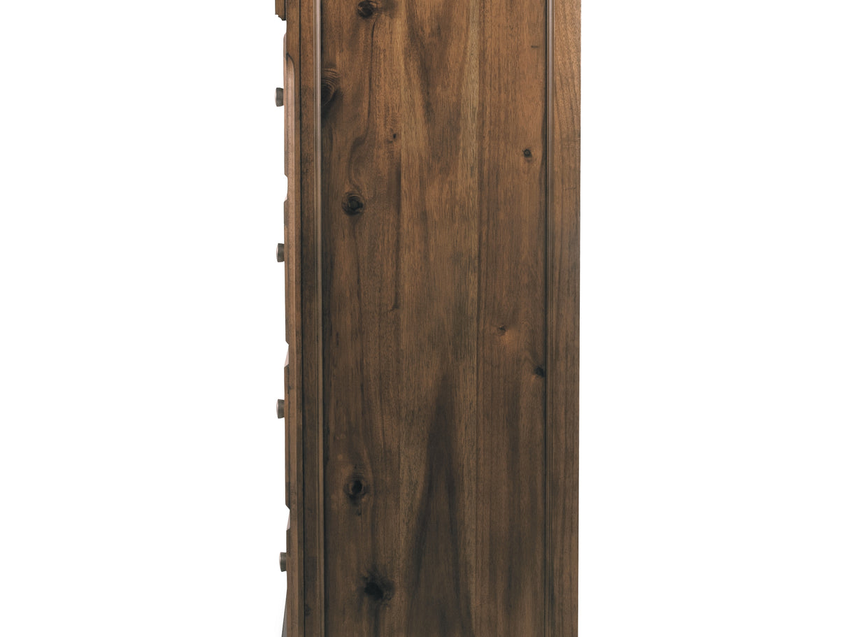 Flynnter Medium Brown King Bed, Dresser, Chest And 2 Nightstands