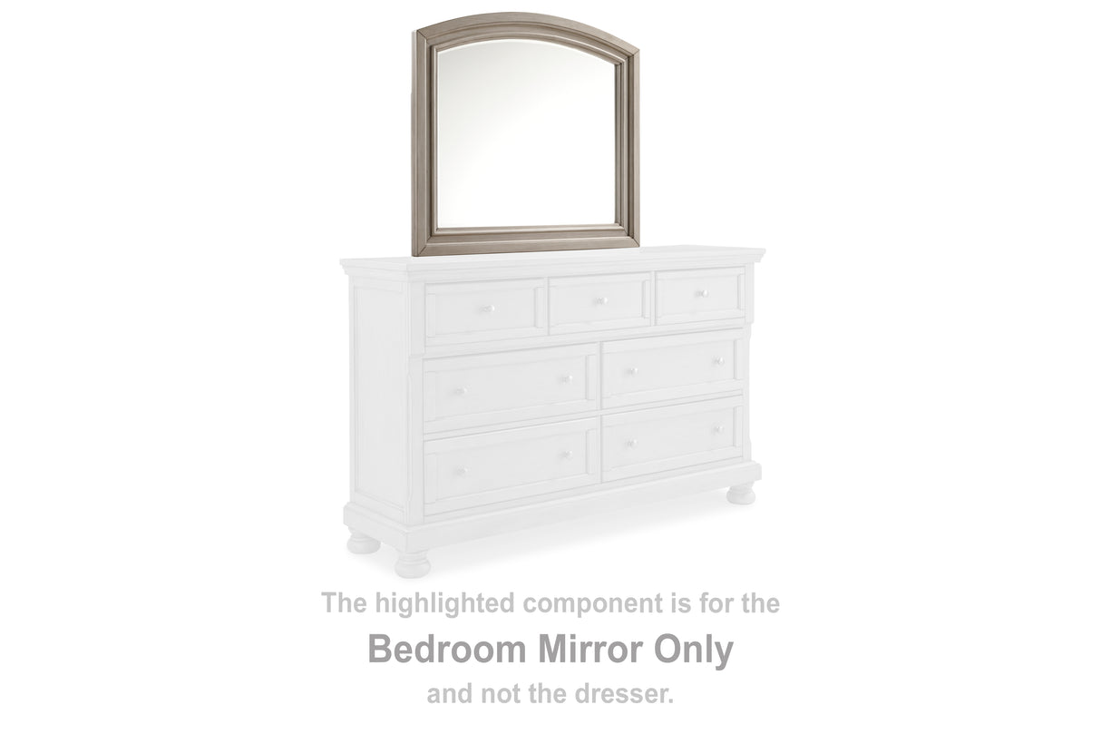 Lettner Light Gray Bedroom Mirror