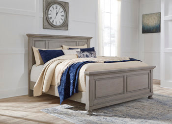 Lettner Light Gray King/California King Panel Footboard