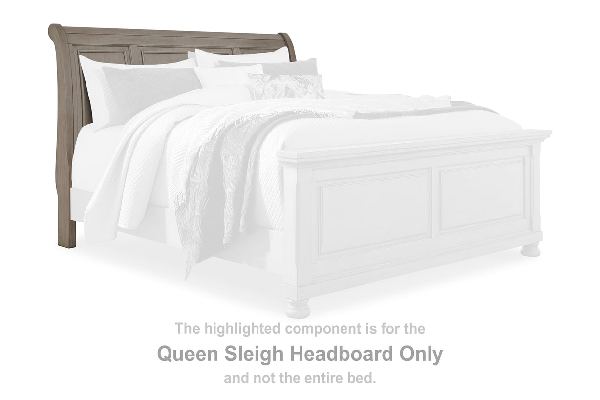 Lettner Light Gray Queen Sleigh Headboard