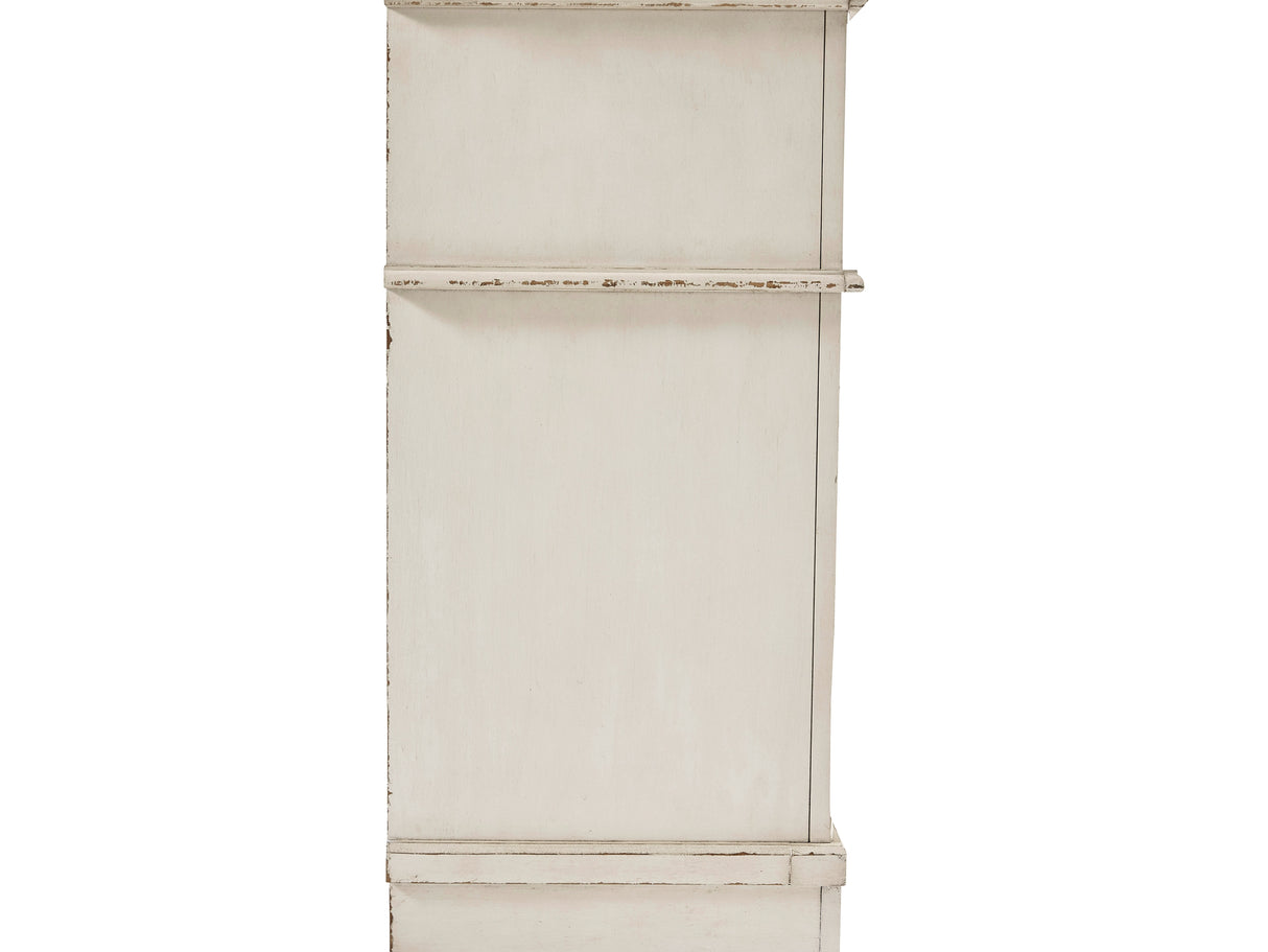 Realyn Chipped White Dresser And Mirror