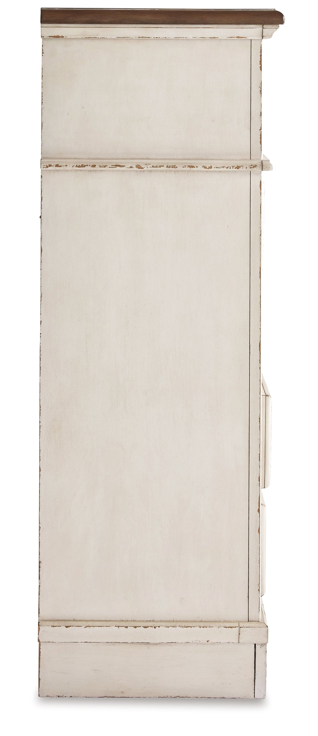 Realyn Chipped White Chest Of Drawers