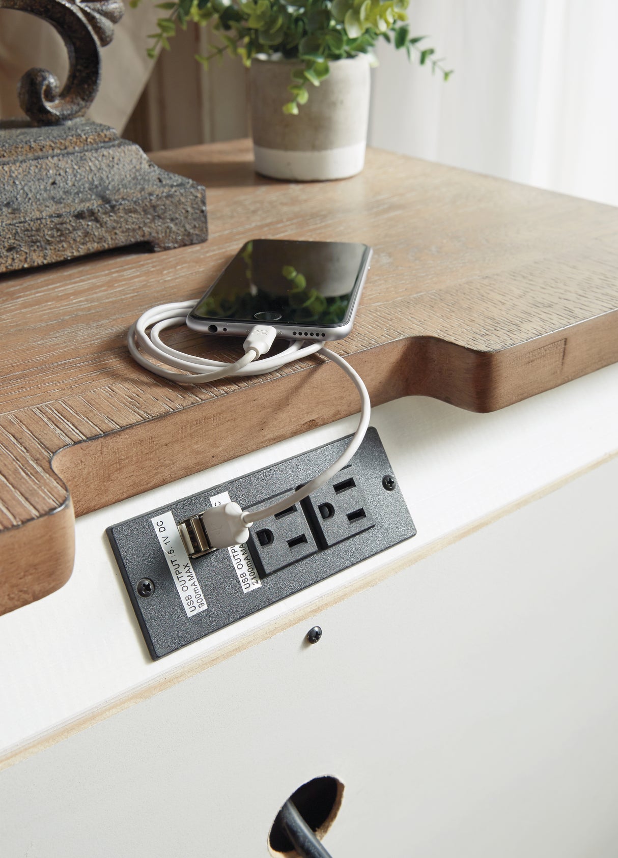 Realyn Two-Tone Nightstand