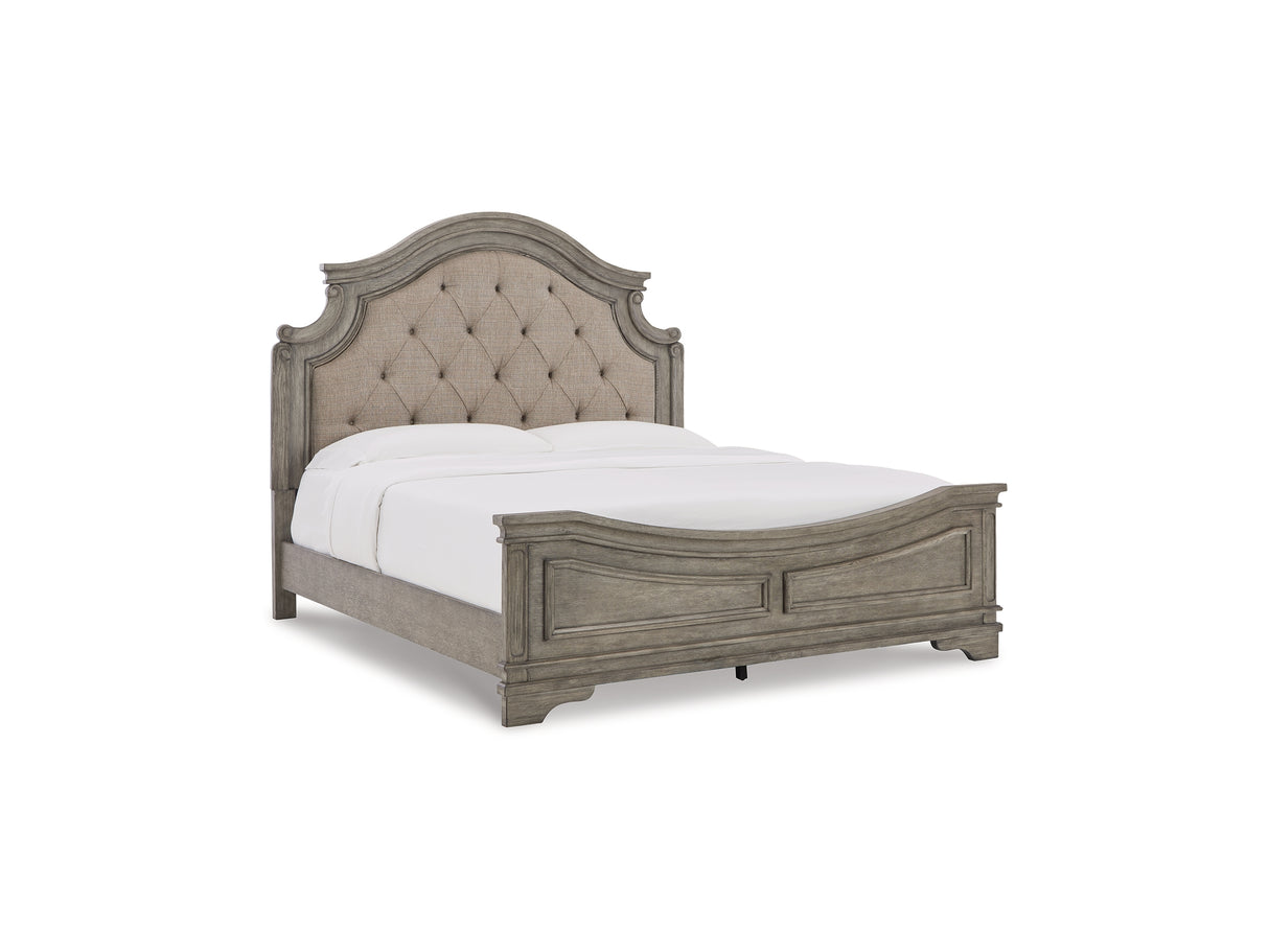 Lodenbay Antique Gray King Panel Bed