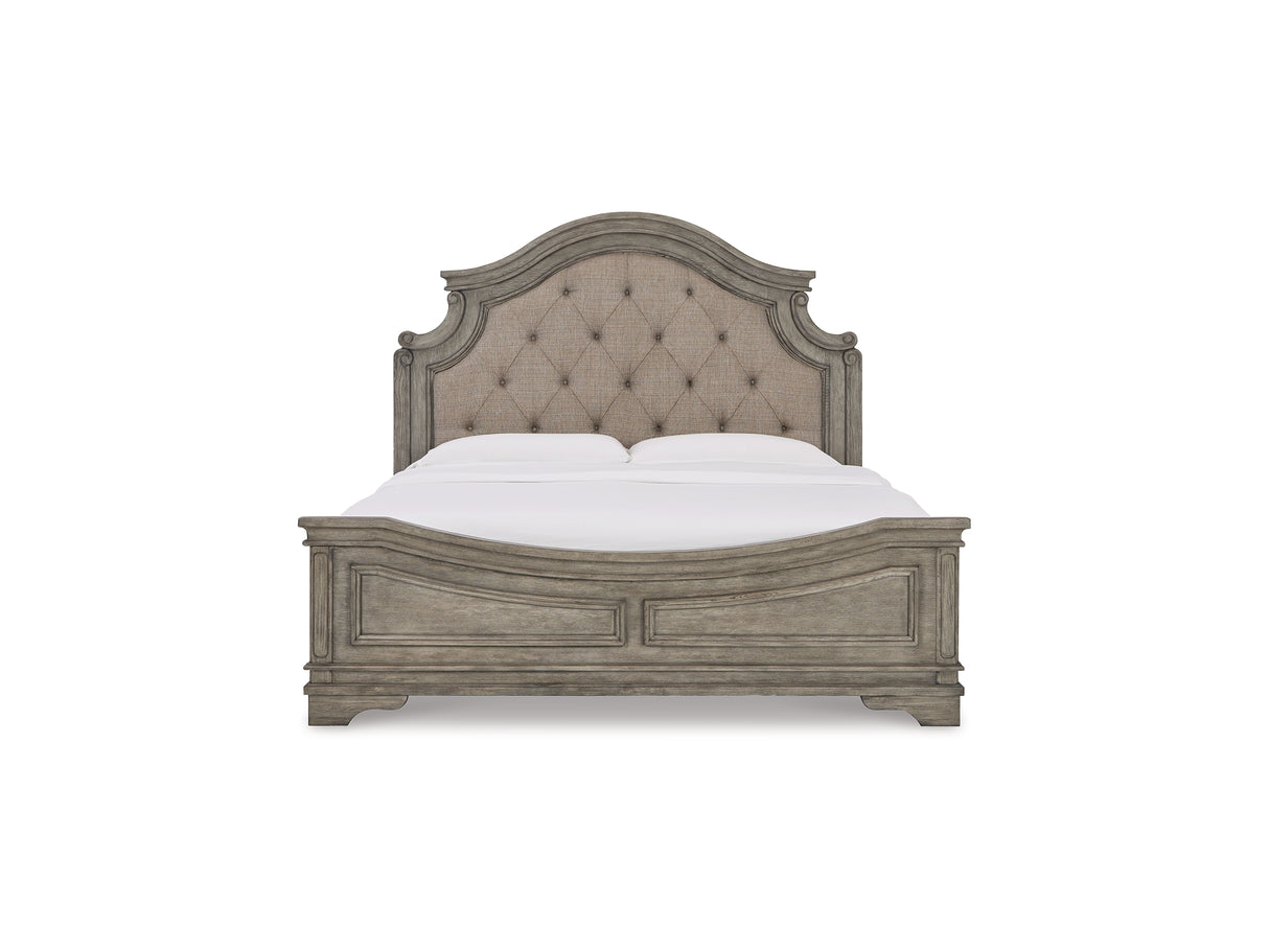 Lodenbay Antique Gray King Panel Bed