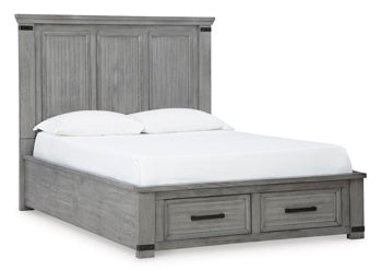 Russelyn Gray Queen Storage Footboard