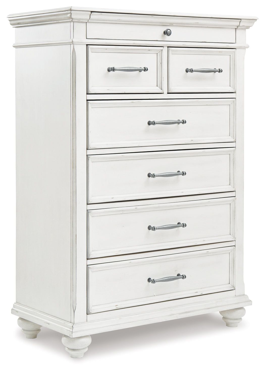 Kanwyn Whitewash Chest Of Drawers