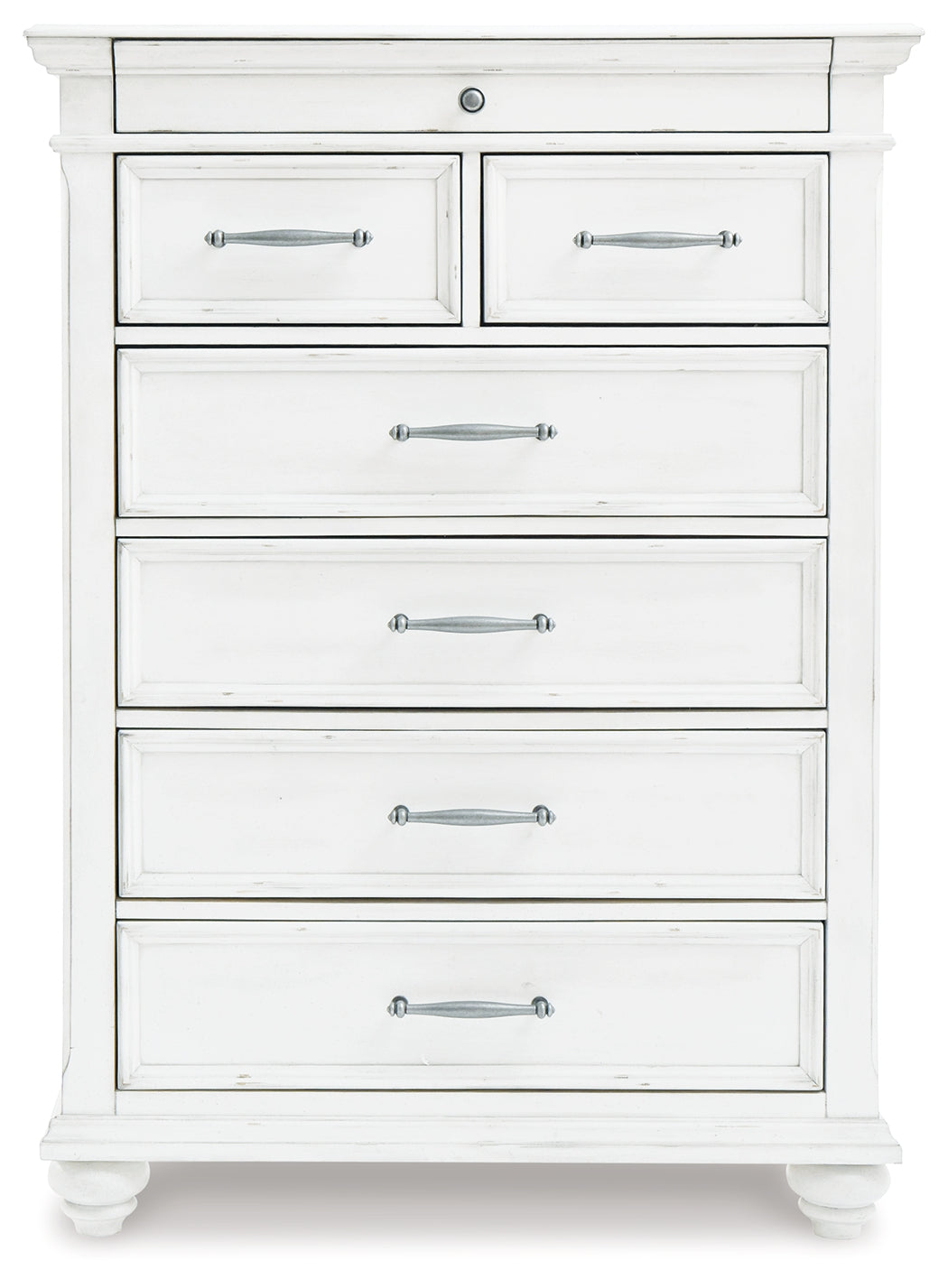 Kanwyn Whitewash Chest Of Drawers