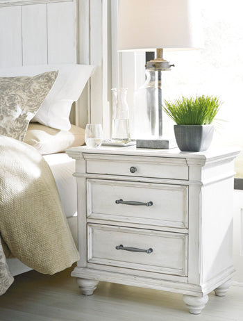 Kanwyn Whitewash Nightstand