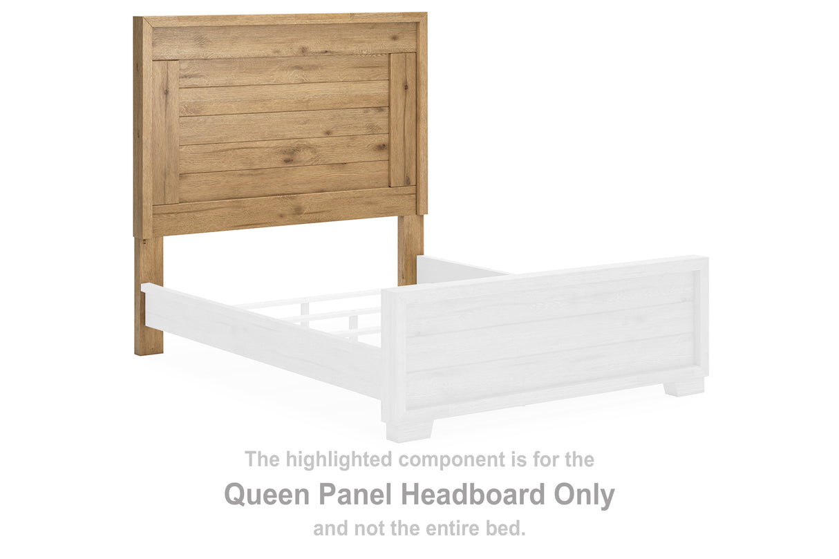 Galliden Light Brown Queen Panel Headboard