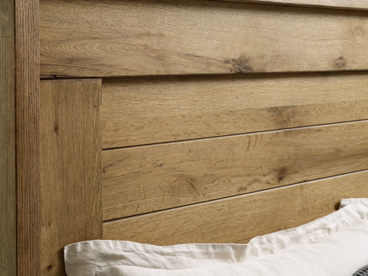 Galliden Light Brown King Panel Bed