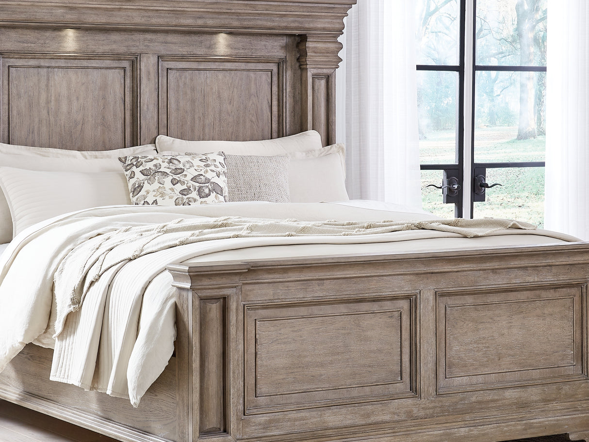 Blairhurst Light Grayish Brown King Panel Bed