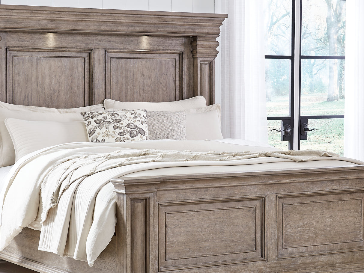 Blairhurst Light Grayish Brown King Panel Bed
