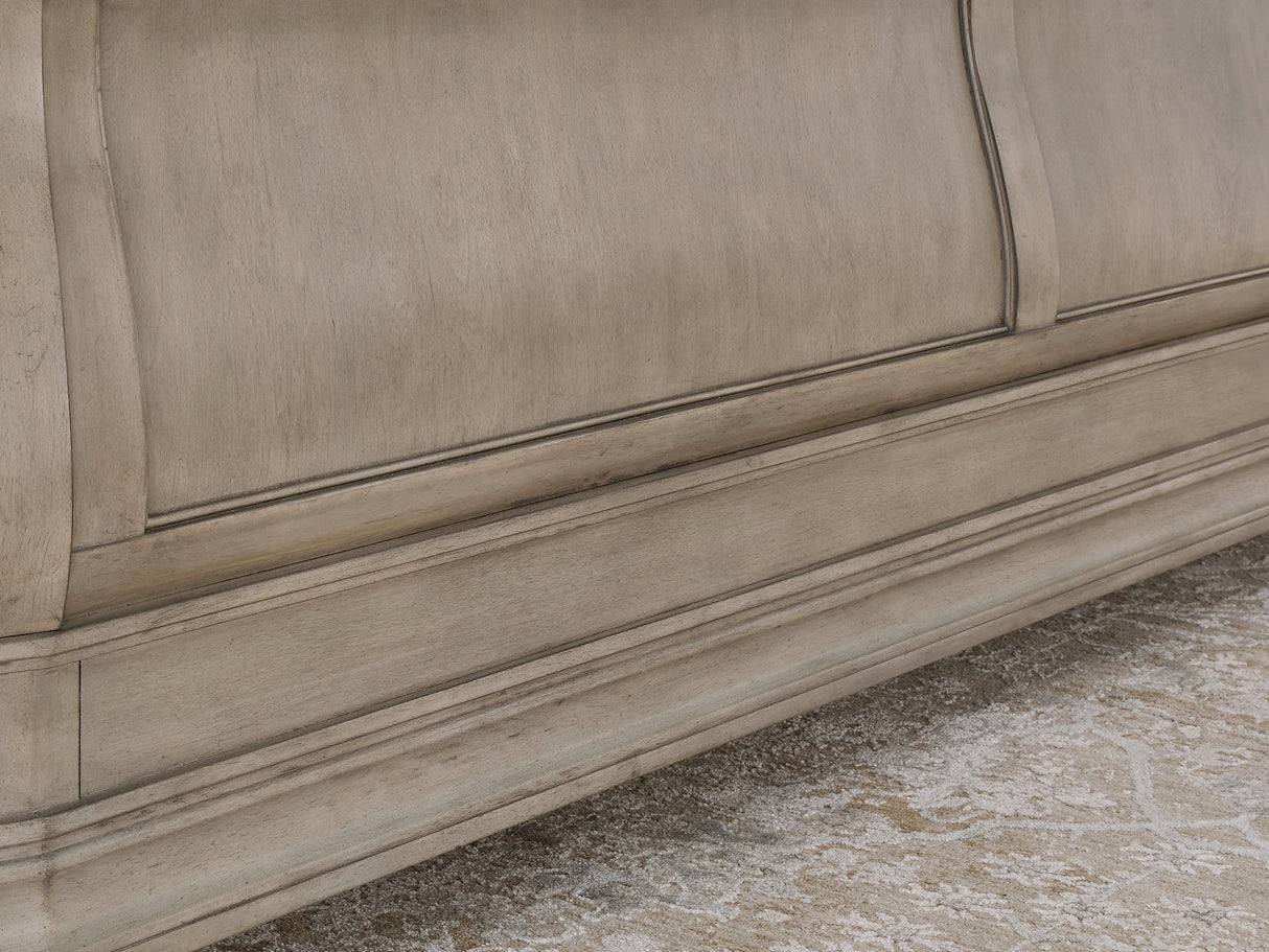 Lexorne Gray King Sleigh Bed