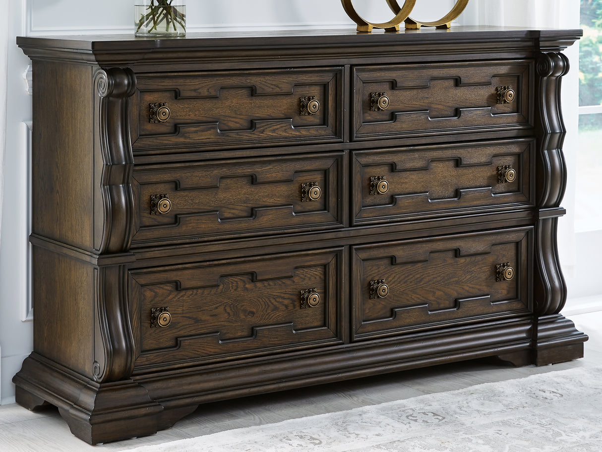 Maylee Dark Brown Dresser