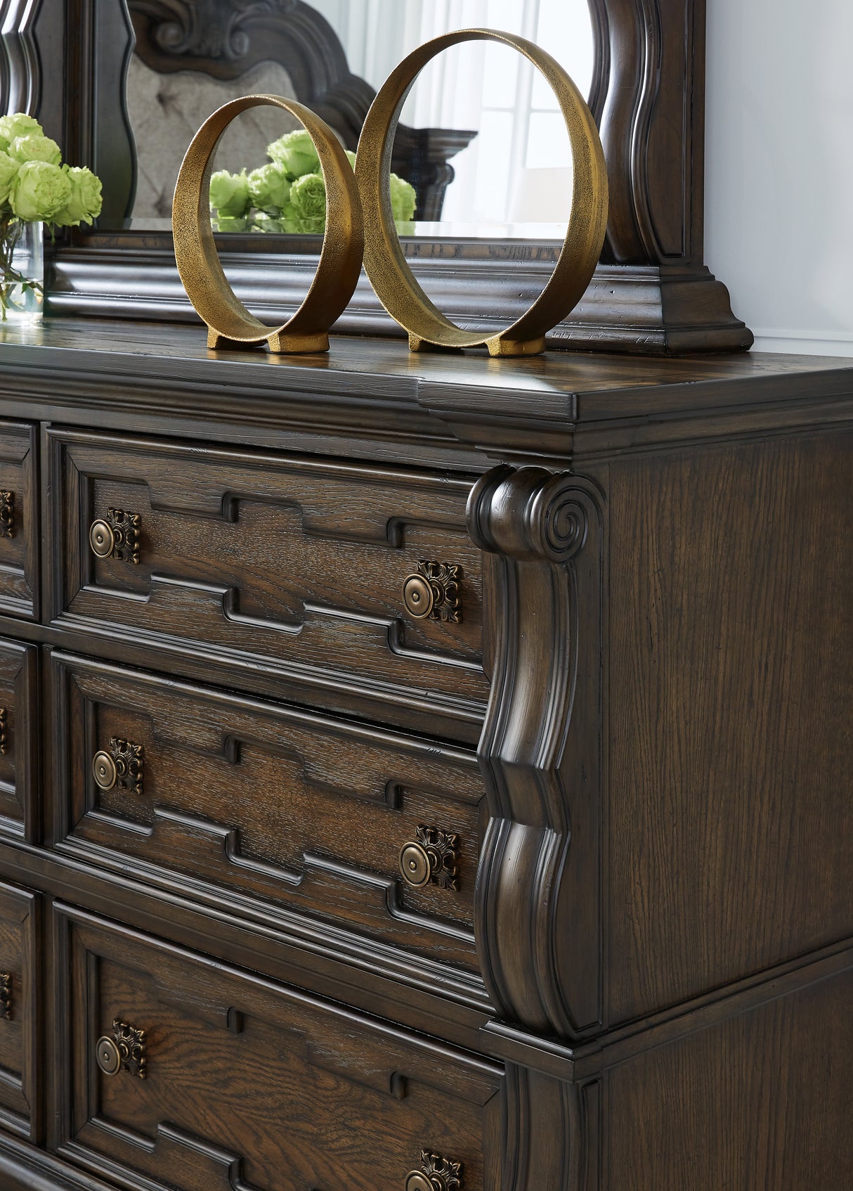 Maylee Dark Brown Dresser