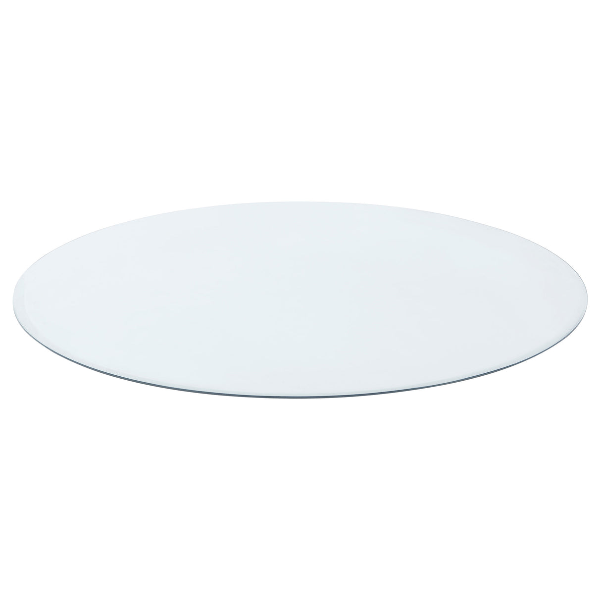 54" Round Occasional Glass Top Clear