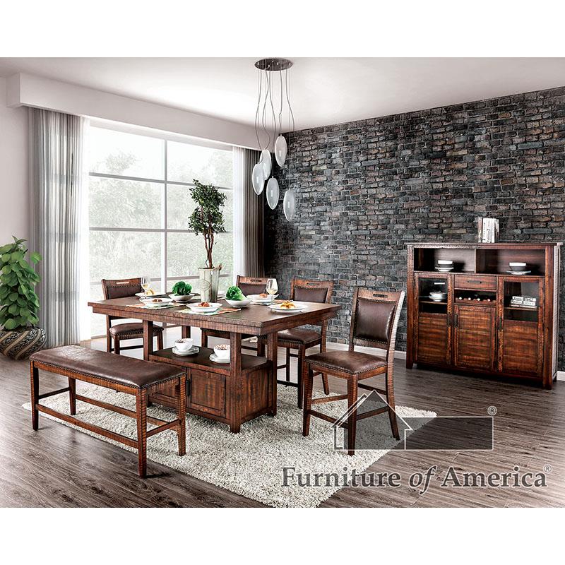 Wichita Light Walnut Dining Set