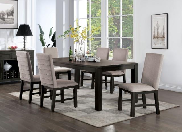Umbria Antique Black/Gray Dining Table