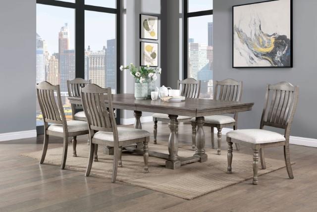 Newcastle Antique Gray/Gray Dining Table