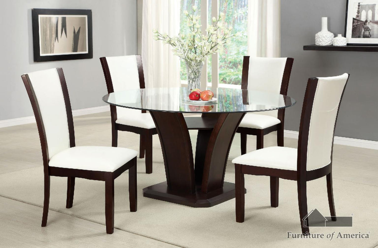 Manhattan III Brown Cherry Dining Set