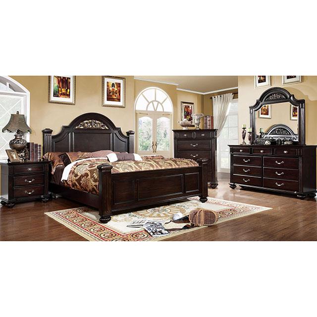 Syracuse Dark Walnut Bedroom Set