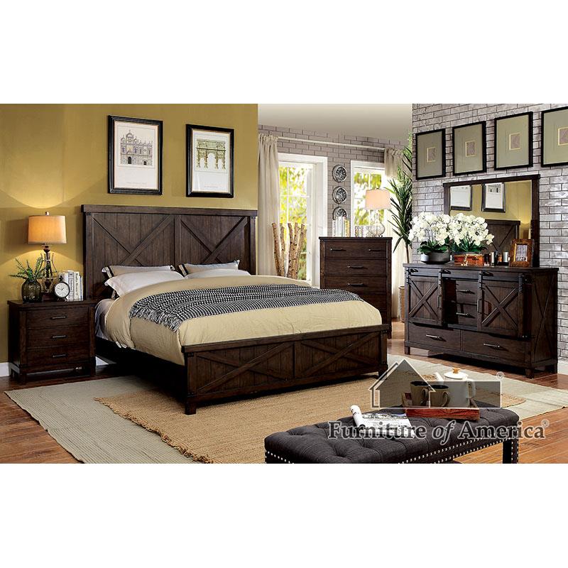 Bianca Dark Walnut Bedroom Set