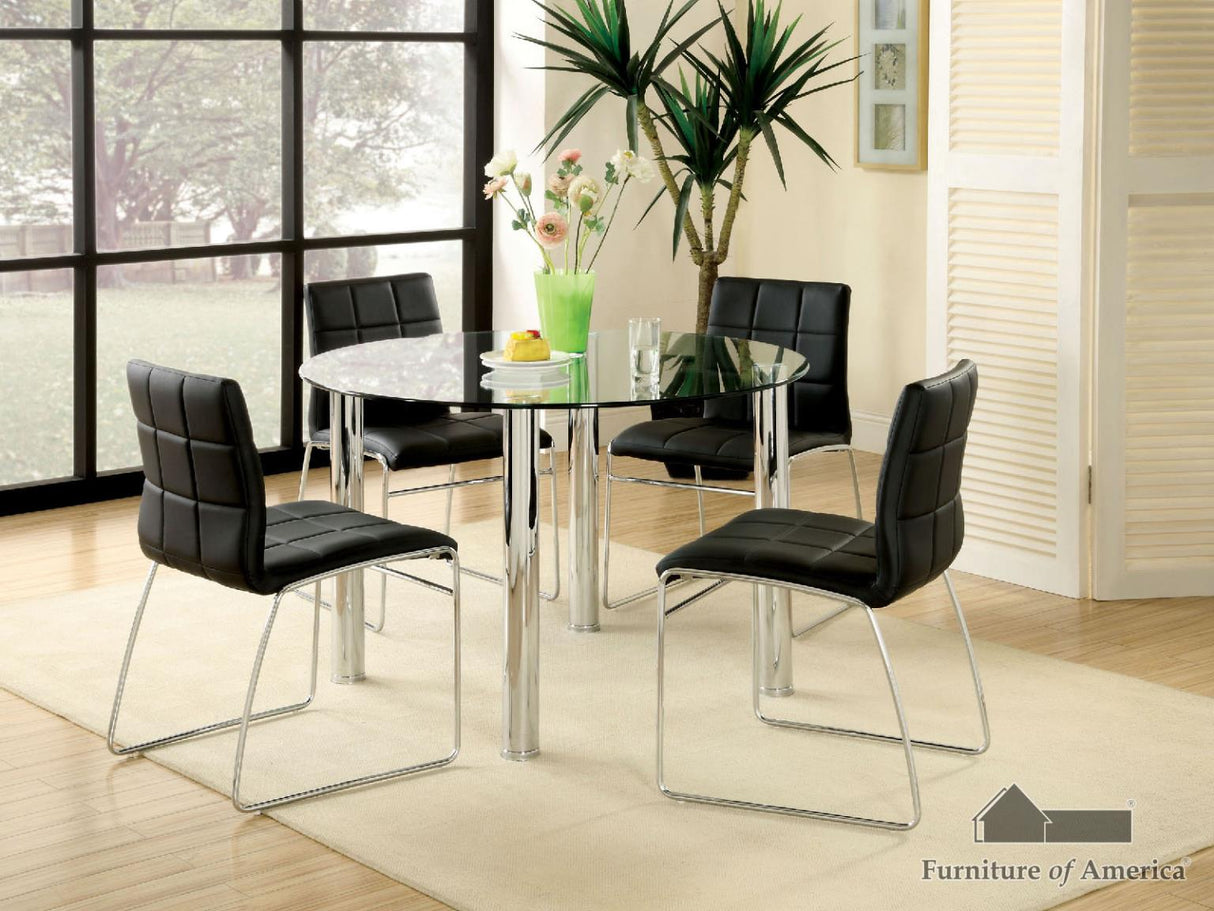 Kona I Chrome Dining Set