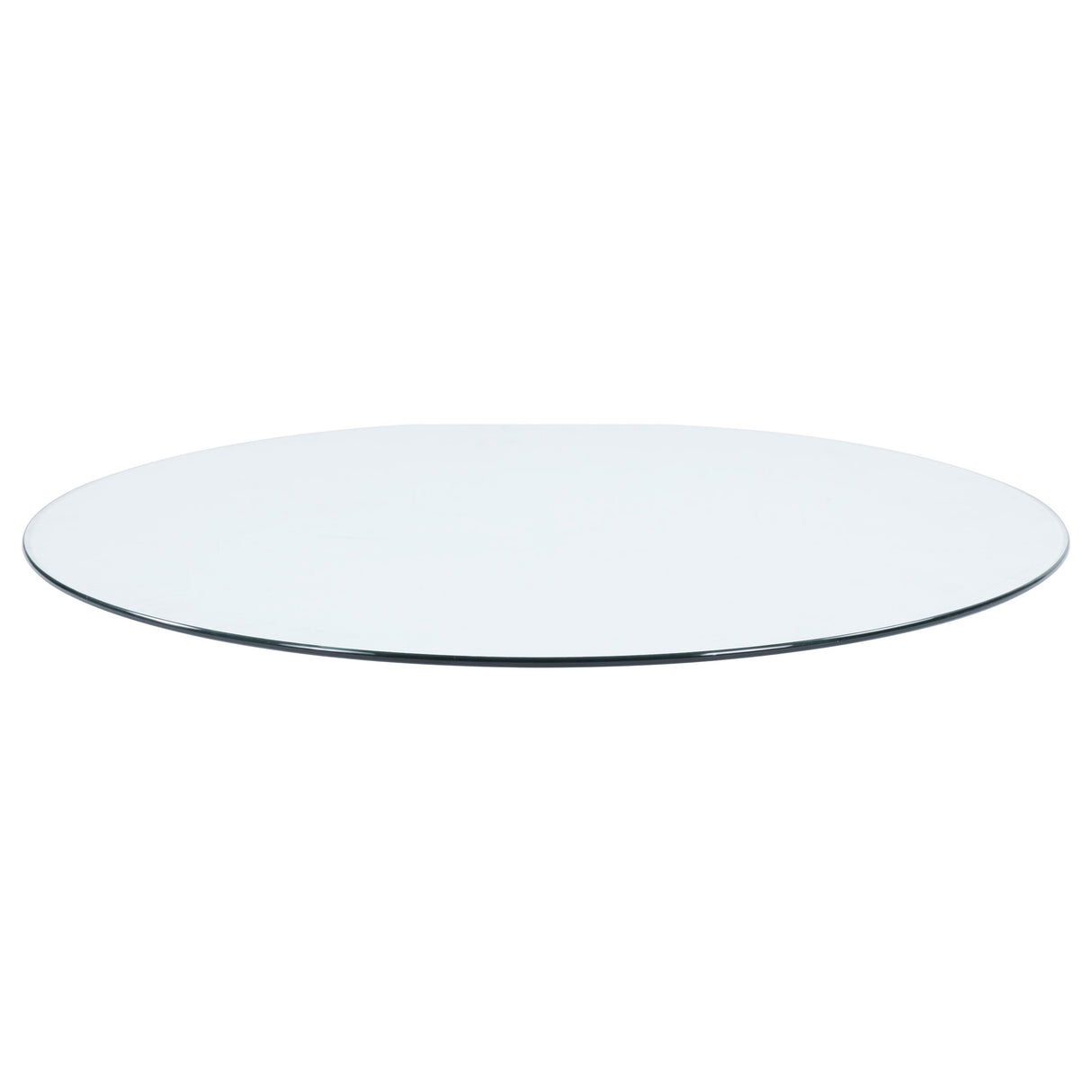 54" Round Glass Table Top Clear