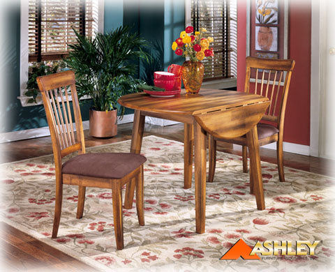 Berringer Rustic Brown Dining Drop Leaf Table