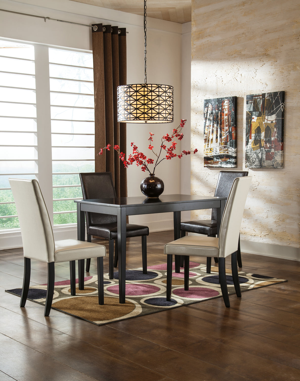 Kimonte Dark Brown Dining Table