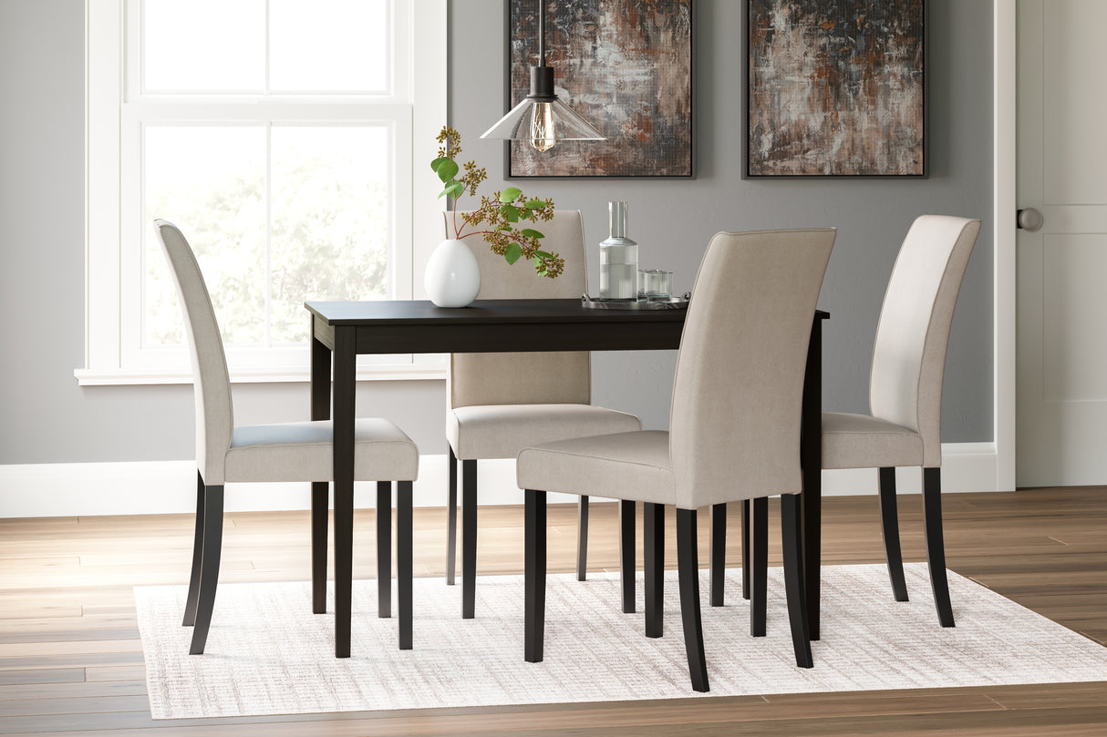 Kimonte Dark Brown Dining Table