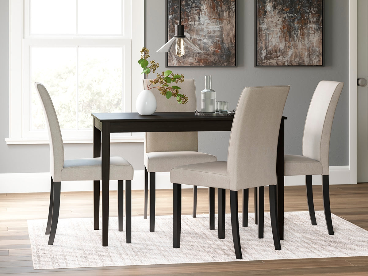 Kimonte Dark Brown Dining Table