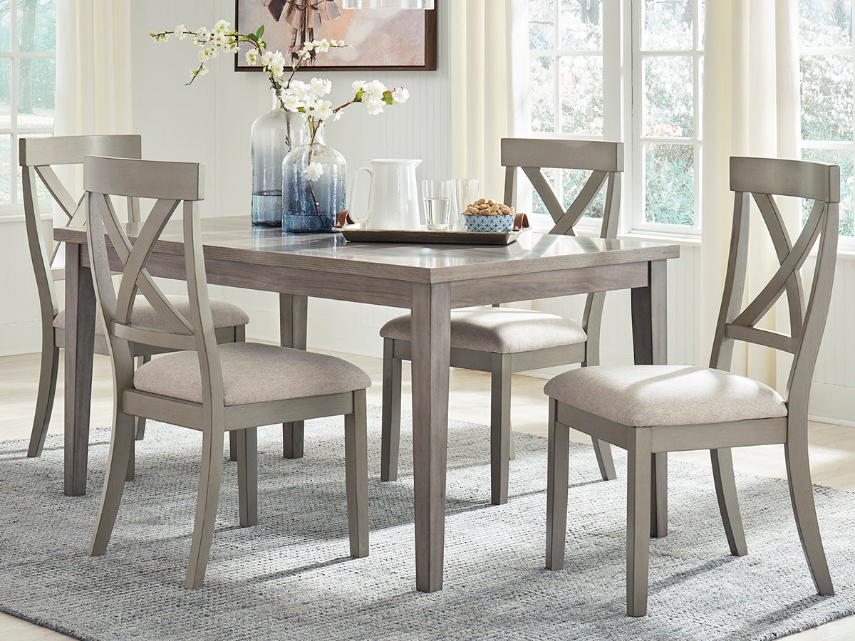 Parellen Gray Dining Table