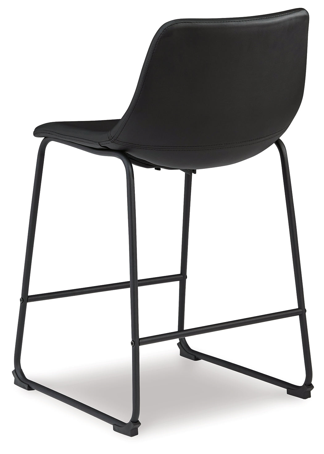 Centiar Black Counter Height Bar Stool