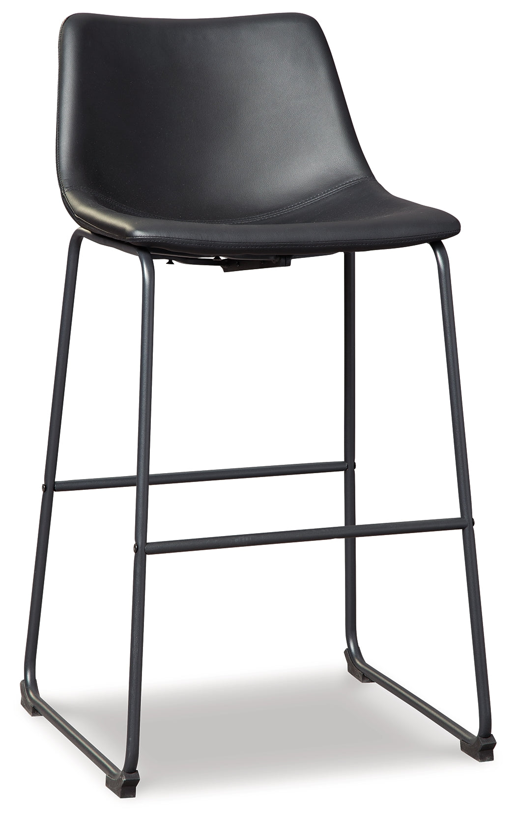 Centiar Black Pub Height Bar Stool