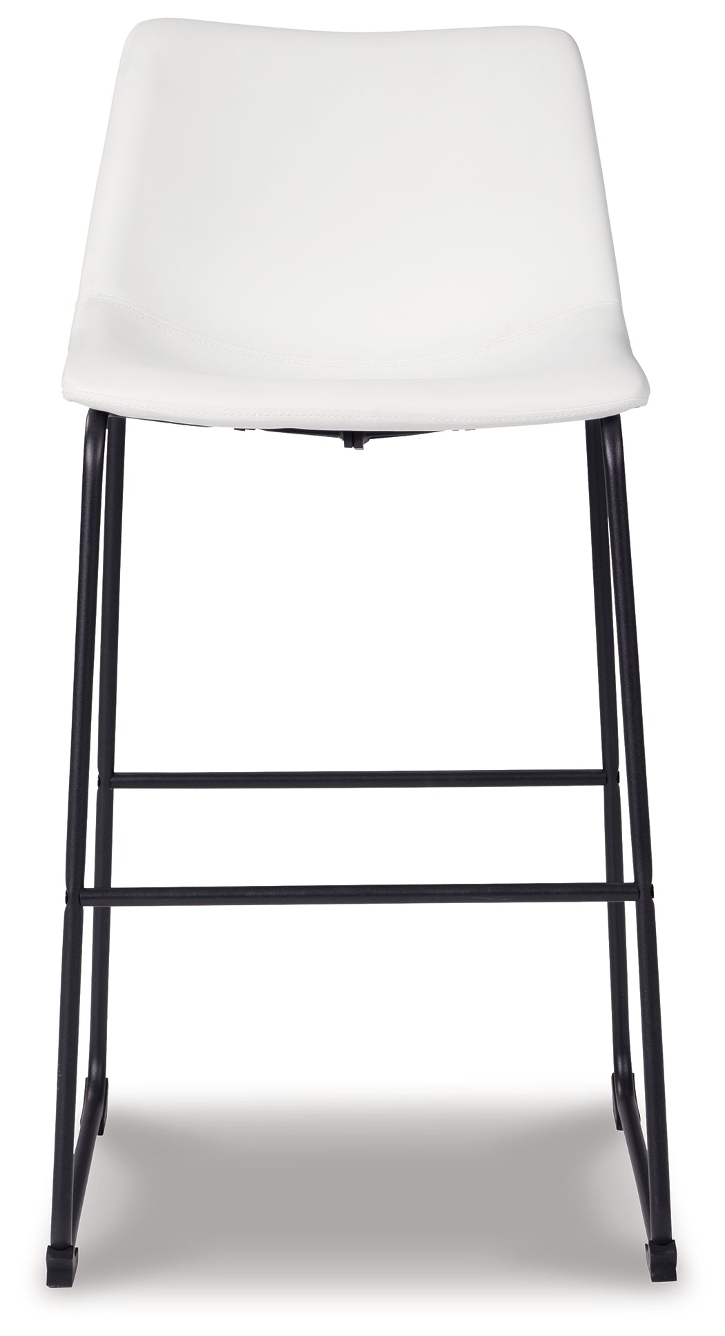 Centiar White Pub Height Bar Stool