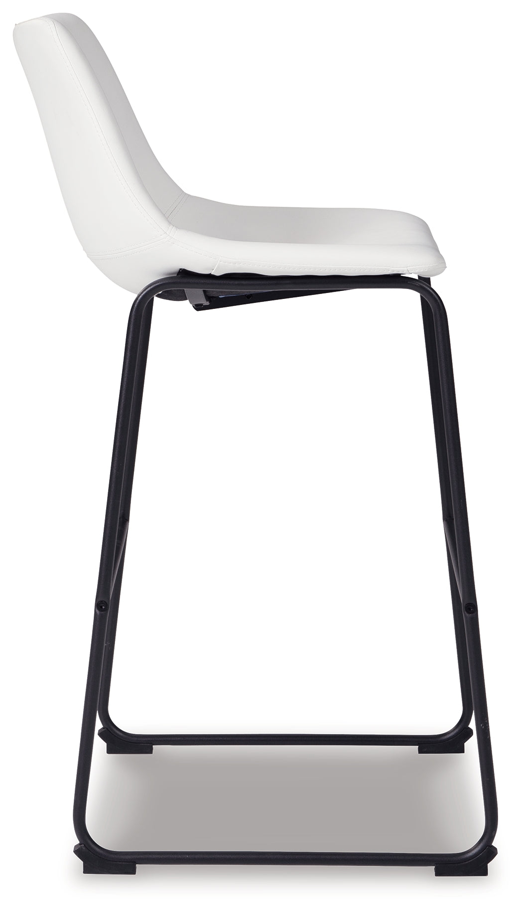 Centiar White Pub Height Bar Stool