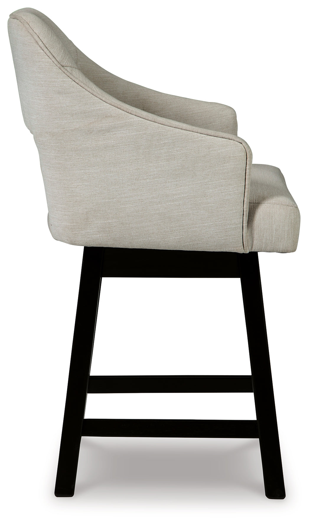 Tallenger Linen/Brown Counter Height Bar Stool