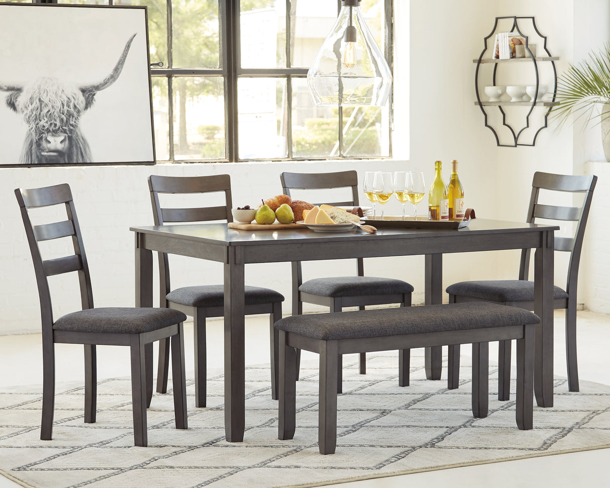 Bridson Gray Dining Set