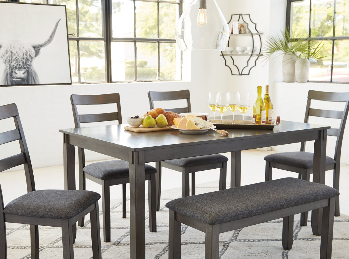 Bridson Gray Dining Set