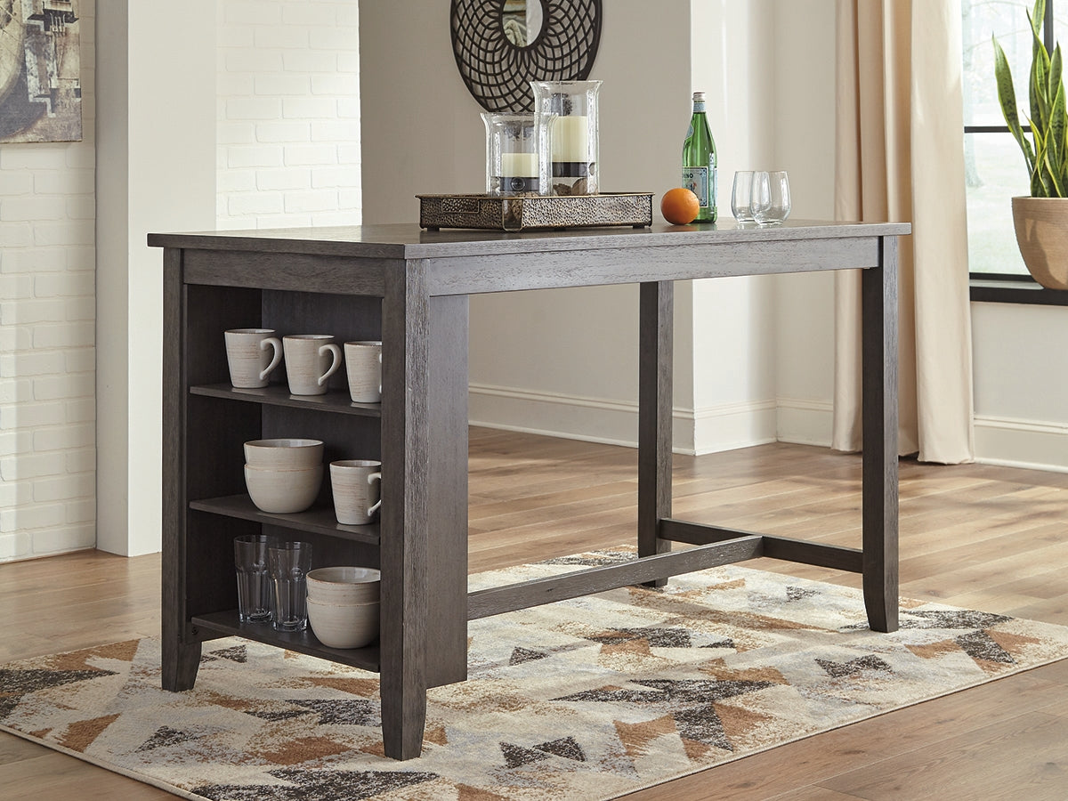 Caitbrook Gray Counter Height Dining Table