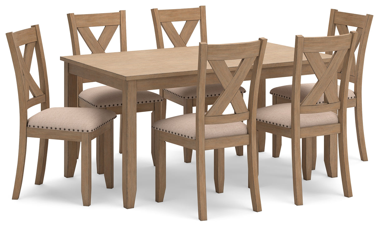 Sanbriar Light Brown Dining Set