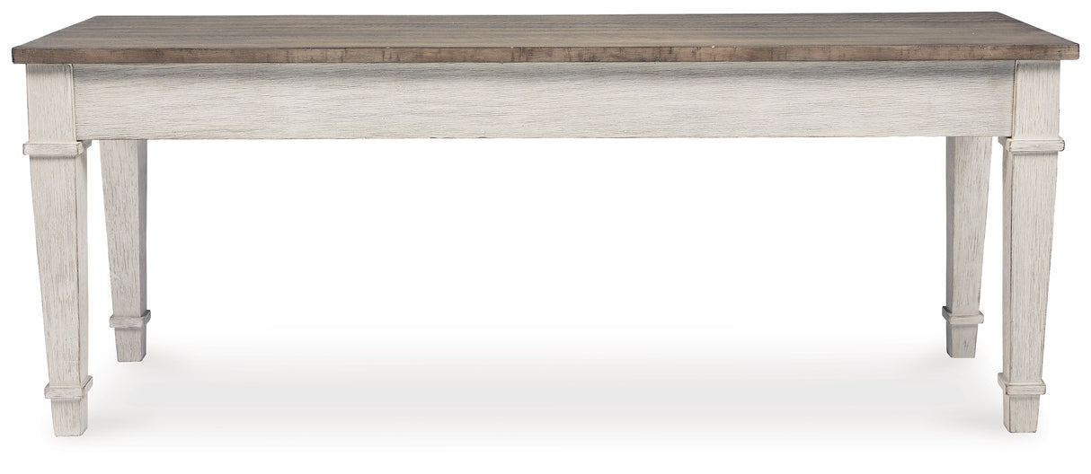 Skempton White/Light Brown Storage Bench