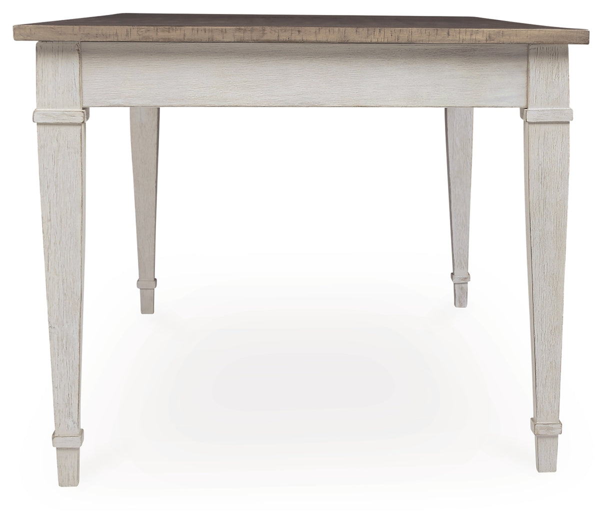 Skempton White/Light Brown Dining Table