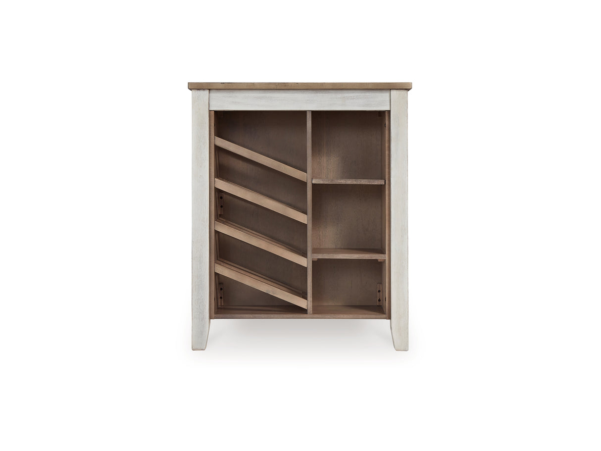 Skempton Two-Tone Counter Height Dining Table And 6 Barstools