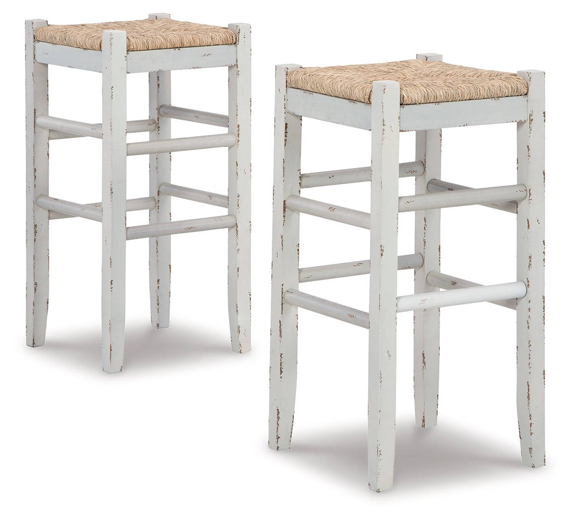 Mirimyn White Bar Height Bar Stool