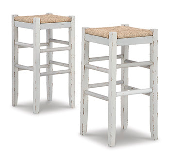 Mirimyn White Bar Height Bar Stool