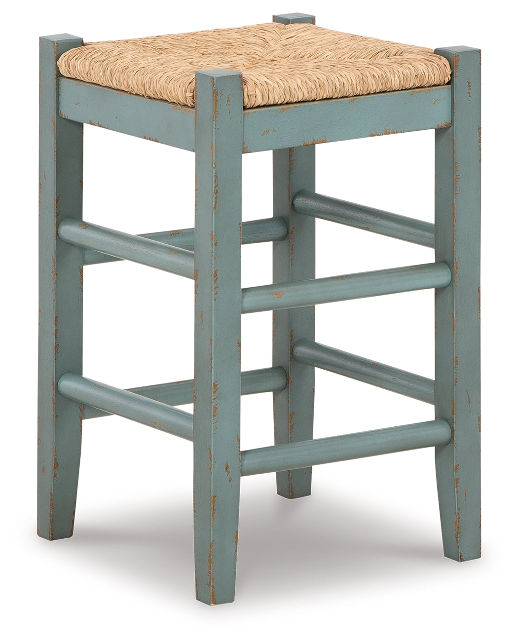 Mirimyn Teal Counter Height Bar Stool