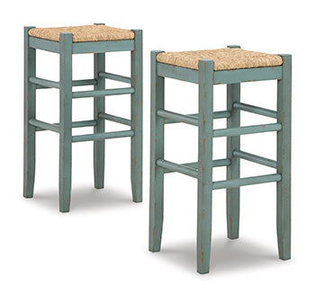 Mirimyn Teal Bar Height Bar Stool